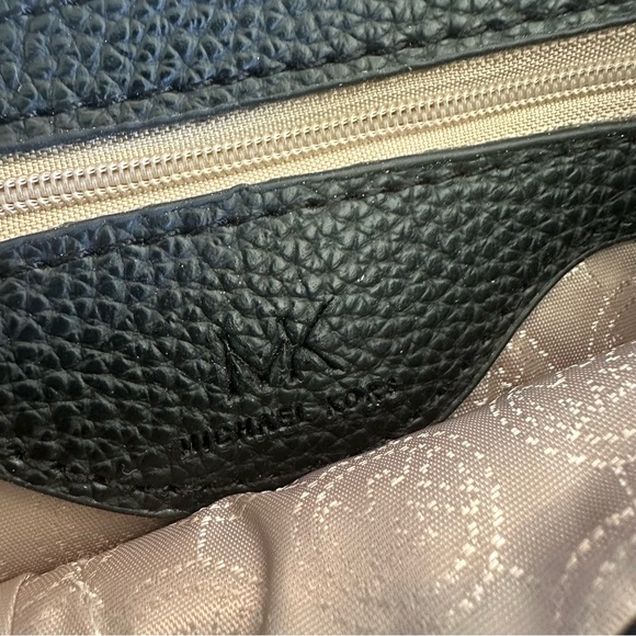 Michael Kors Pebbled Leather Oval Camera Crossbody Bag - Picture 8 of 9